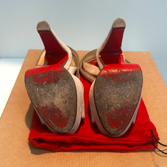 Christian Louboutin Louloudance 140 Slingback Heels – Size 36.5 (US 6) - Picture 5 of 6